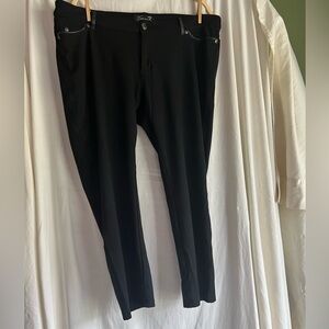 Seven7 Luxe Women's Mid-Rise Pants Plus Size 18